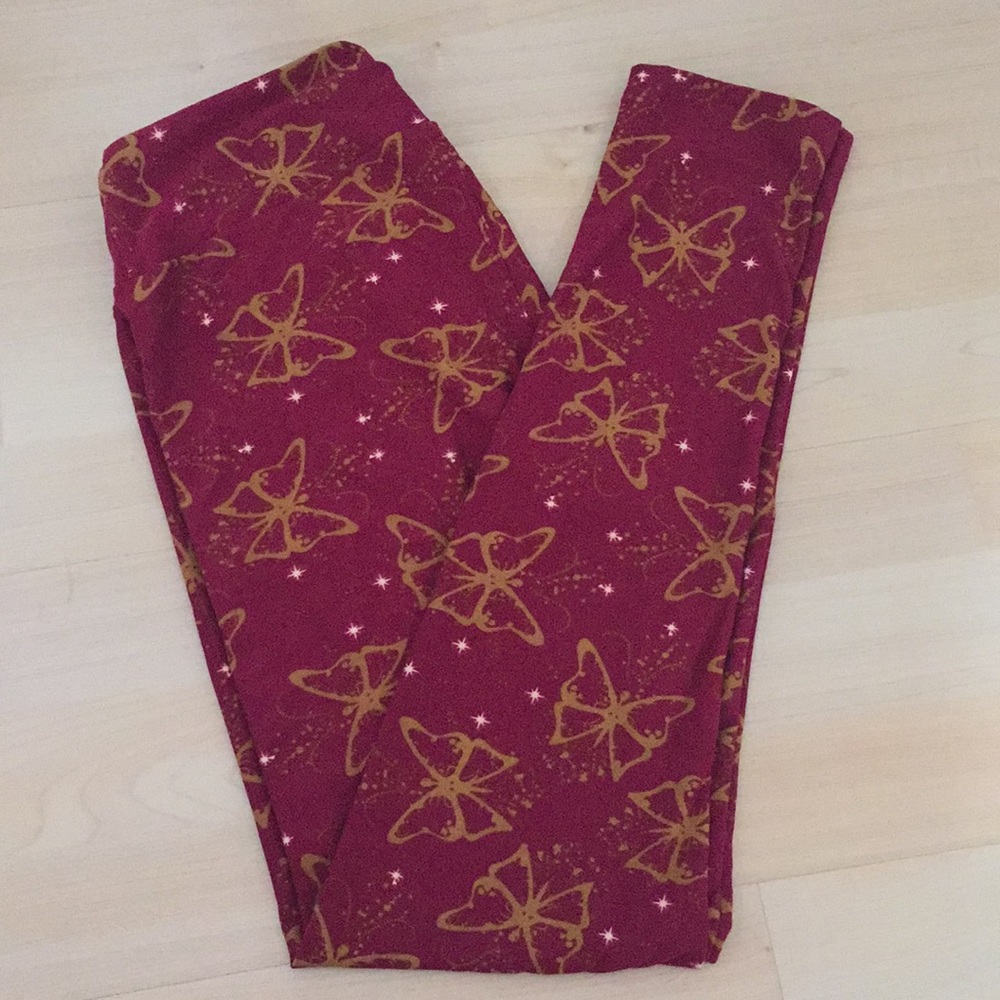 New Butterfly 曆 Lularoe Leggings 濾